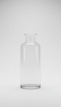 Minimalist Glass Vase Cylinder Form